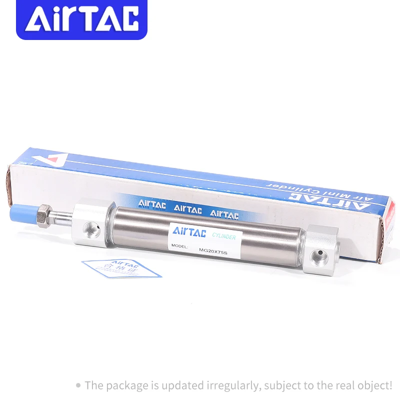 AIRTAC compact air cylinder MG32X25  Standard Mini  Buffered stainless steel pneumatic mini hydraulic cylinders