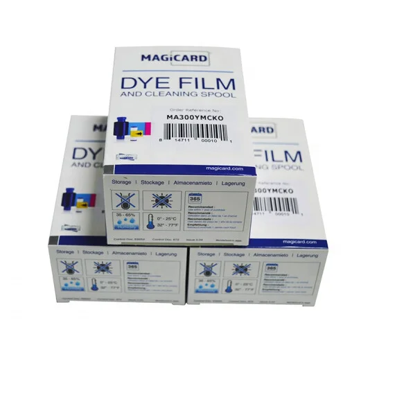 Original MA300YMCKO Color Ribbon 300 Images for Magicard enduro 3E MA300YMCKO Color Ribbon