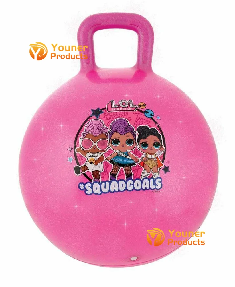 Kids skippy hopping toys ball with grips