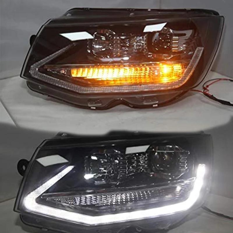 For VW Transporter Caravelle Multivan T6 LED Headlights 2015-2018 Year Front Lamp