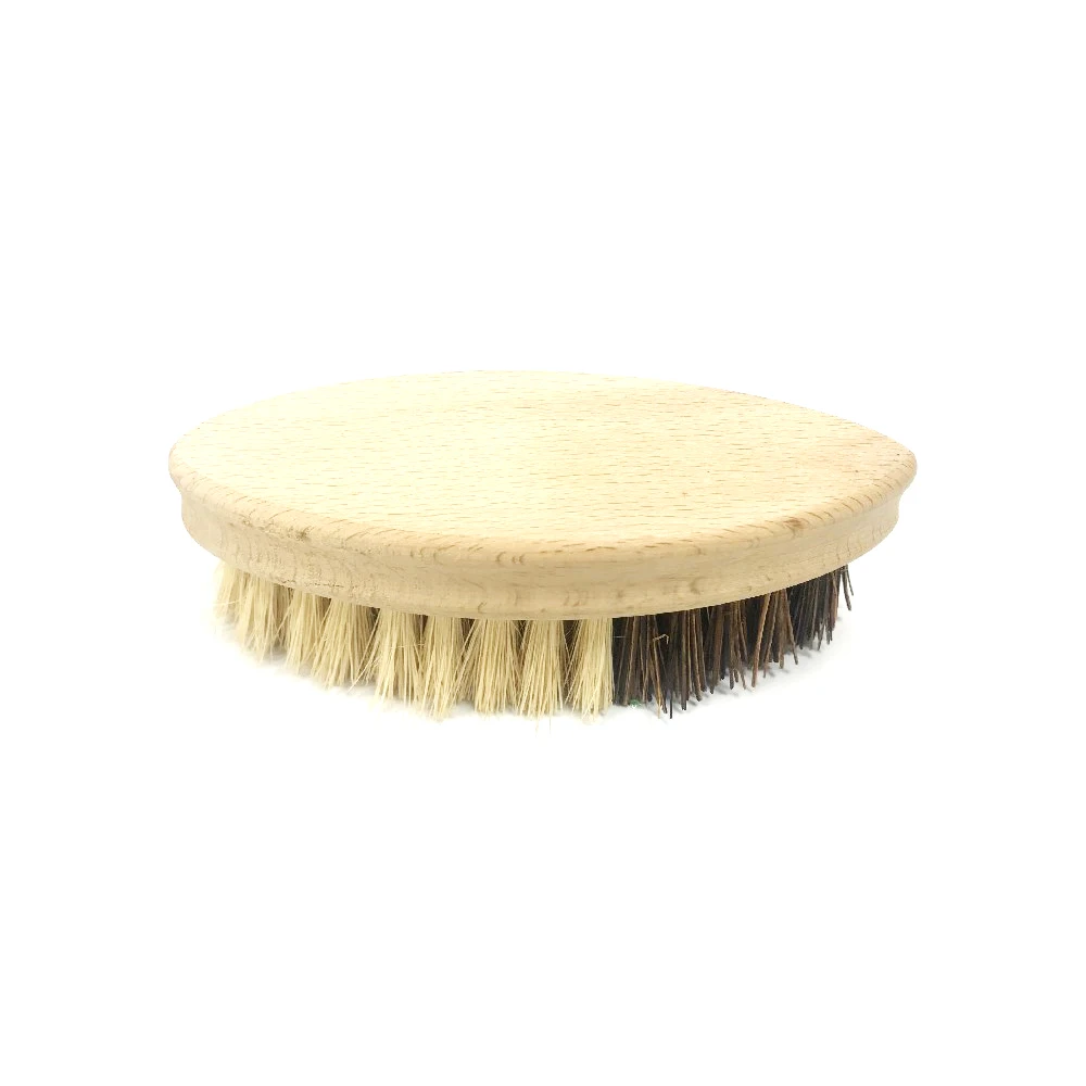 Eco-friendly bamboo wooden tampico coconut bristle kitchen vegetable fruit cleaning brush