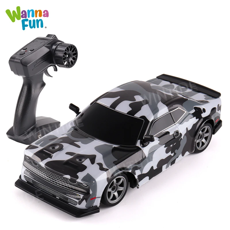 Hot Selling 2.4G High Speed 4WD 1/16 RC Drift Car Remote Control Kids Toy with Spare Tire USB Cable Included