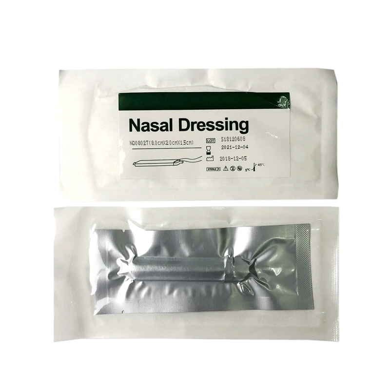 Medical Disposable Nose Plaster Bandage, Hemostatic Epistaxis PVA Nasal Dressing
