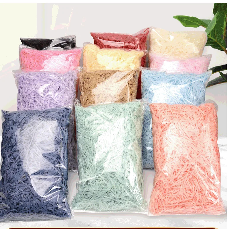 Wholesale Best Price Quality Cut Filler Shredded Paper tissue Packing For Gift Package Box