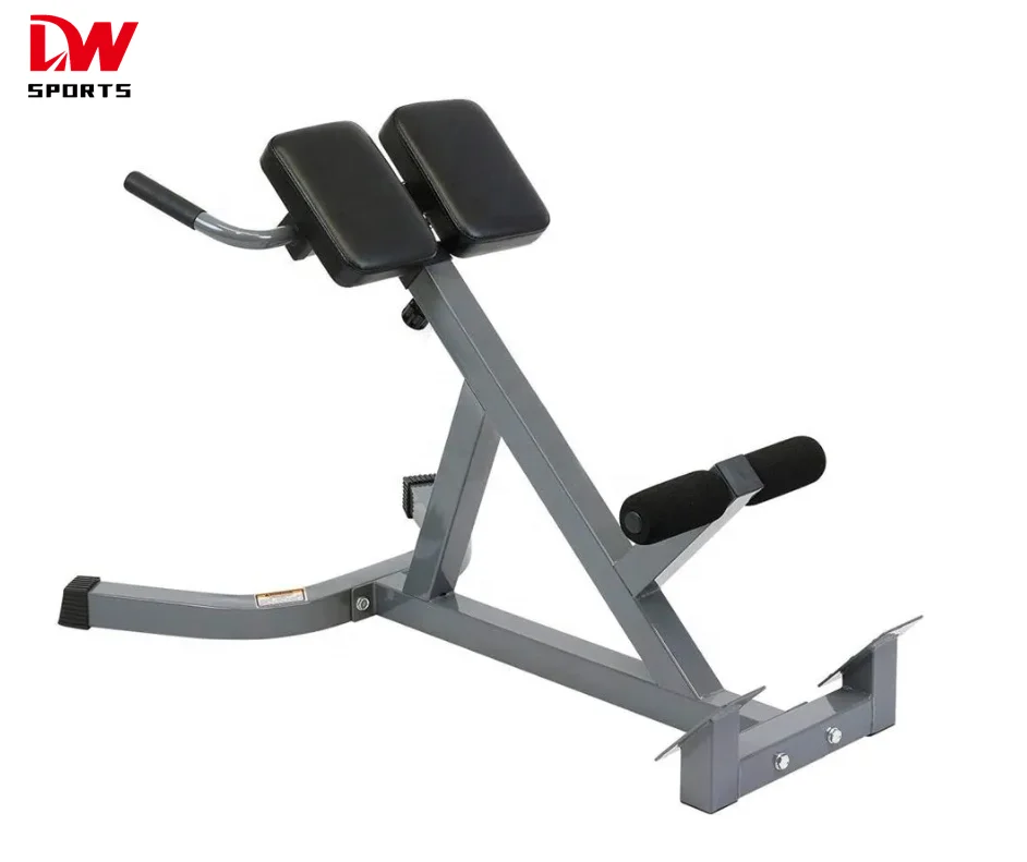 DW SPORTS new style Ab Bench Roman Chair 45 Degree Hyperextension Abdominal Bench Gym Exercise