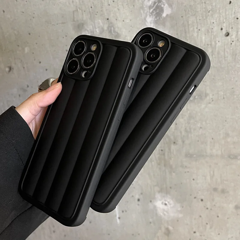 New Products The Pure Cool Black Roman Column Street Fashion Cell Phone Case For iPhone X XS XS Max 11 12 13 Pro Max