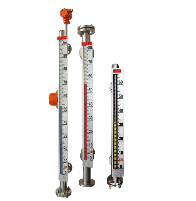 UHZ Food-grade Side-Mounted Mechanical Magnetic Float Level Gauge with 4~20mA Transmitter