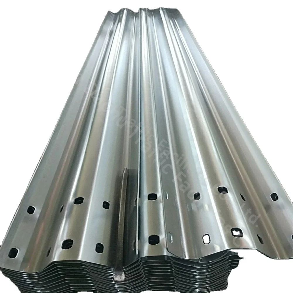 Hot Dip Galvanized Surface Steel Guardrail Highway Traffic Barriers