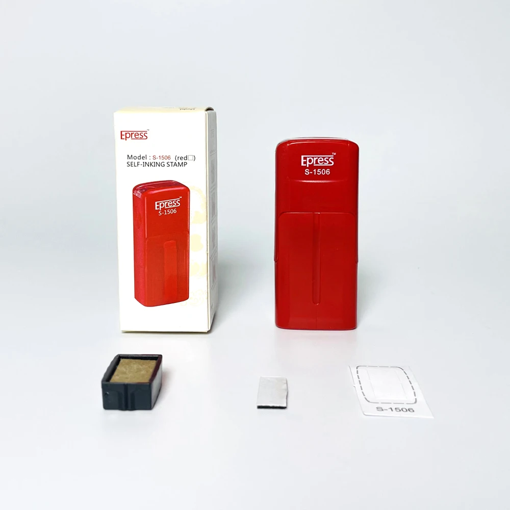 High Quality Hot Sale Custom Personal Logo Size Rubber Seal Stamps Office Self Inking Stamp