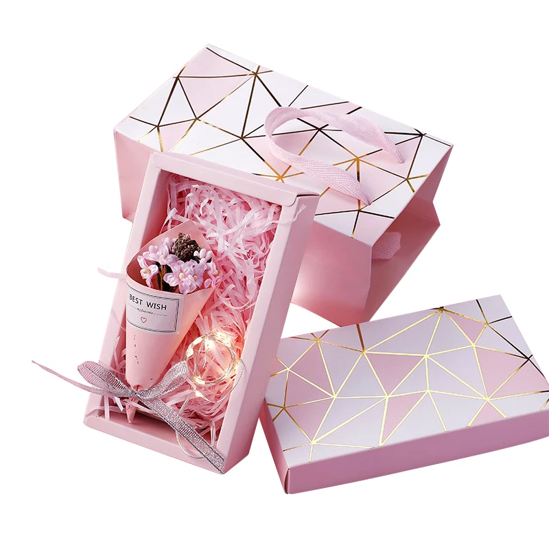 Packaging Gift Box Wedding Favors Perfume Bottle with Box Packaging Luxury Candle Box Packaging