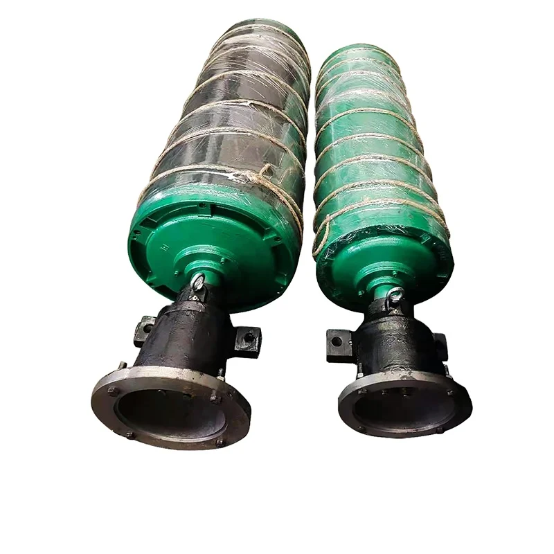 China Manufacturer Rubber Flat Belt Drive Tail Conveyor Pulley