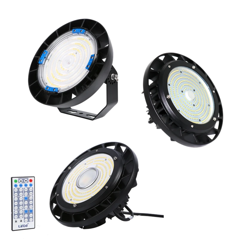 Solar led outdoor cob led high bay light 100w for shopping IP65 5 years warranty china manufacturers liner high bay light