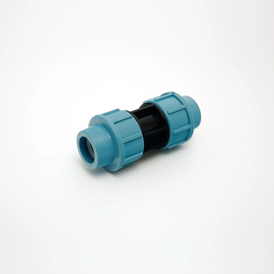 Factory Supply High Quality Water Supply Irrigation PN16 DN32 DN63 Connectors Quick Couplings PP Compression Fitting
