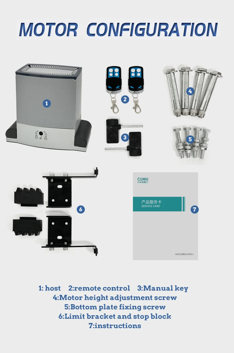 Newly Launched Home Garden Villa Intelligent Safety Dc 24v 500kg Linear Automatic Sliding Gate Motor