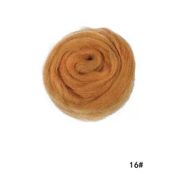 Wholesale Cheap Needle Felting Wool Roving Wool Yarm For Diy Craft Materials