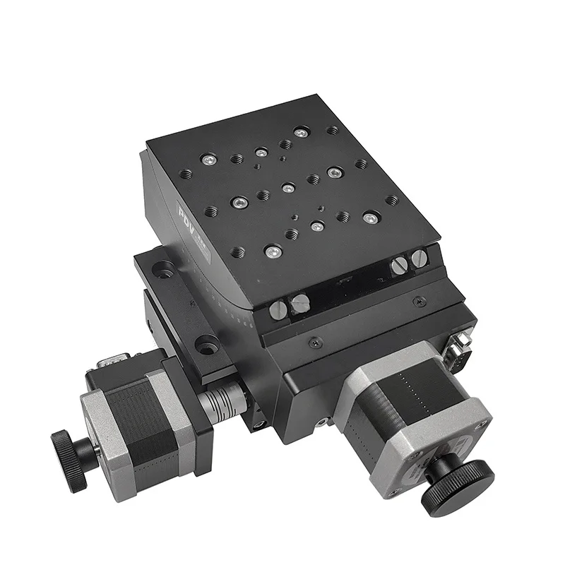 Motorized Two-axis Combined Stage High Precision Rotary Goniometer Optical Displacement Stage