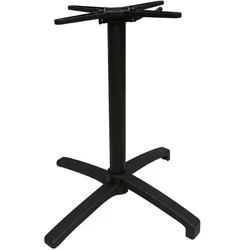 Aluminum Stackable Folding Black Metal Modern Table Legs Industrial Caravan Camper Pedestal Dining Coffee Bar Table Bases