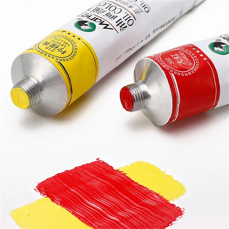 China Maries original 170ml Oil Colour Bright Color   non-toxic artist tube package art supplies