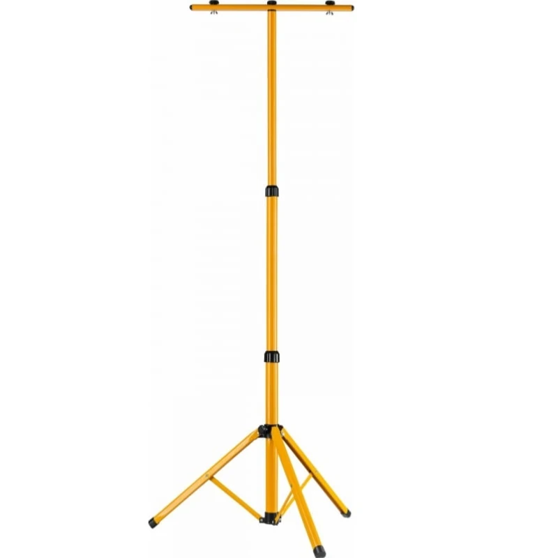 Telescopic Twin Head Tripod Stand  Support for study spotlight LED Flood Light Construction Site Work Lamp Lighting