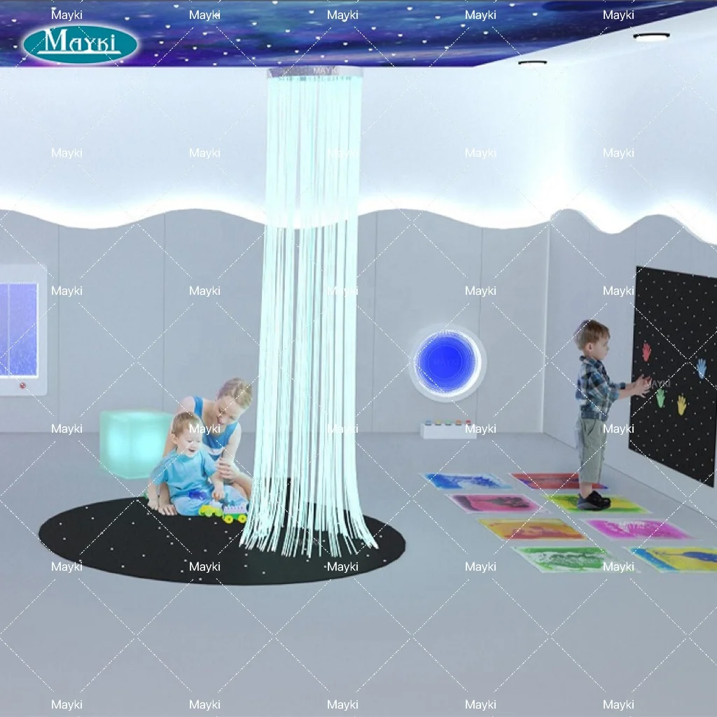 Multi Sensory Training Integration Equipment kits Educational Sensory Toys Fiber Optic Light for Children Therapy Room