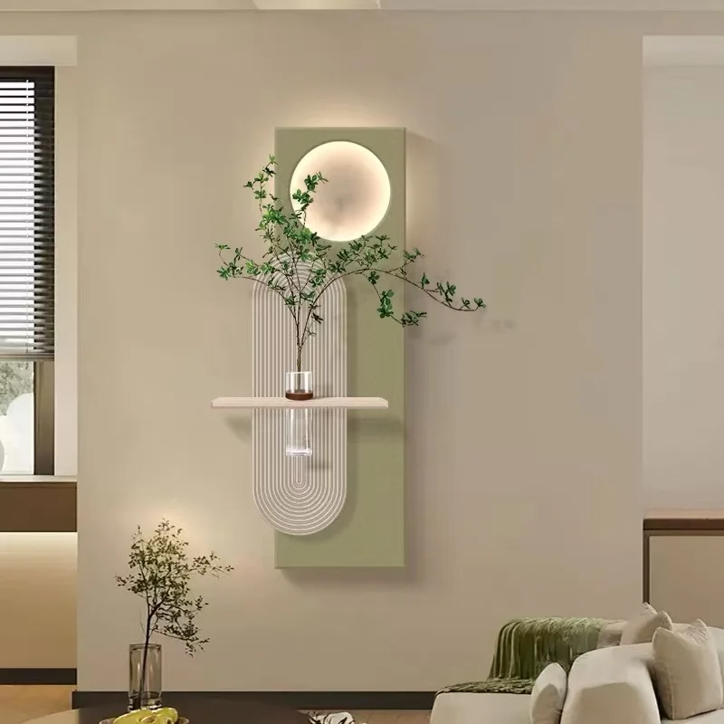 Luxury Modern 3D Wall sandstone surface Flower Animal Abstract decorative painting with led light decoration interior house