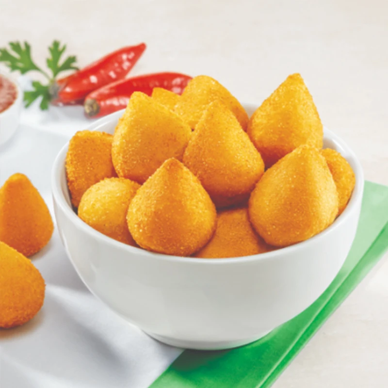 Бразильская жареная пищевая тесто-закуска Coxinha 20