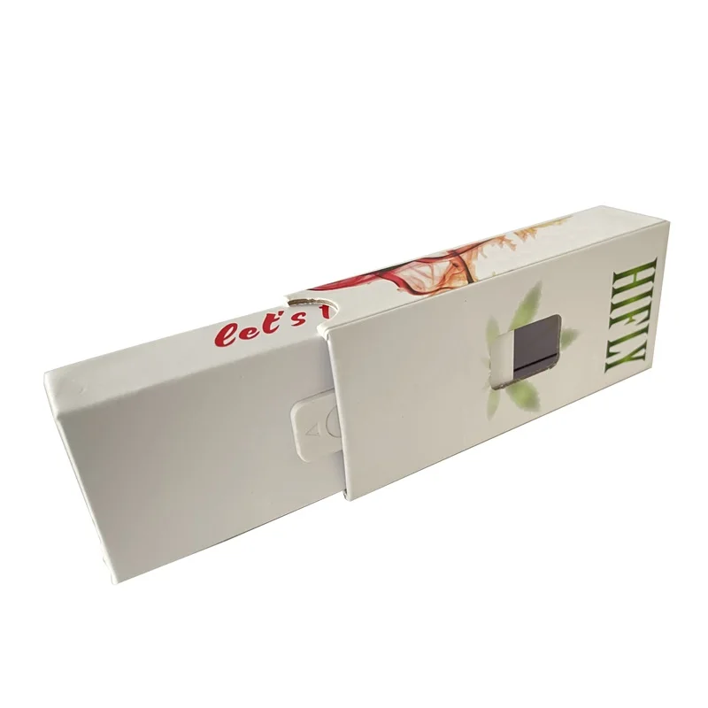 corrugated cardboard box Dabwoods 2g disposable custom 1ml 0.5ml cartridge packaging child proof packaging boxes cart drawer box