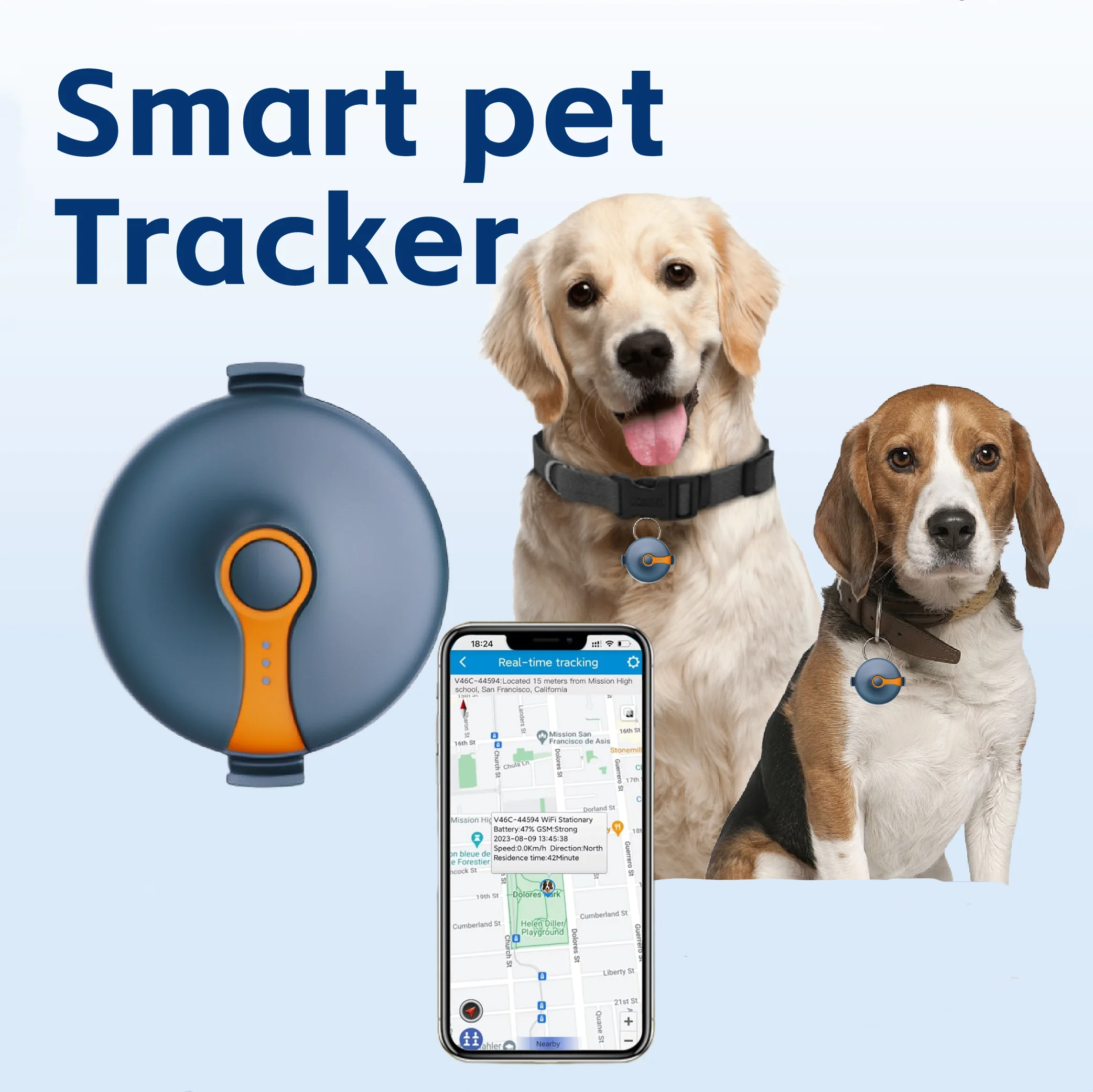 2024 Новый умный Bluetooth искатель локатор устройство слежения за детьми Pet брелок кошелек для багажа анти-потерянный трекер GPS