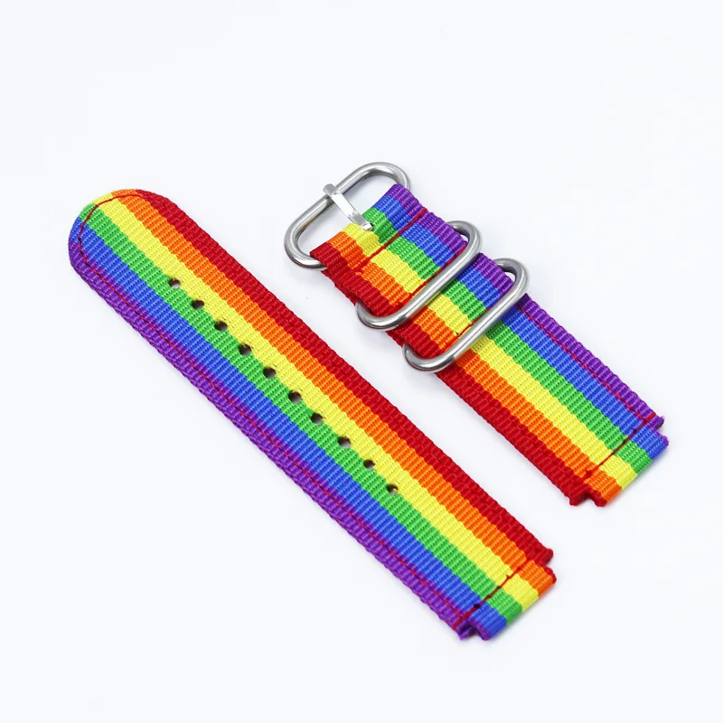 18MM Sports Woven Nylon Soft Breathable Smart Watch Strap For Casio Watch SGW300