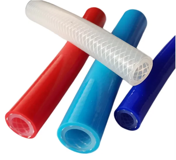 Corrosion Resistant Two-color Silicone Braided Tube Silicone Rubber Reinforced Hose Tube Pipe