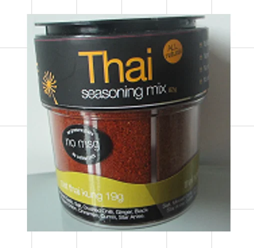Hot sale 4 in 1 Thai flavor seasoning mixed spices natural pure for pizza BBQ garlic for kitchen cooking all style