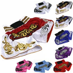 Мужские и женские боевые искусства тренировочные боксерские спортивные Муай тайские шорты