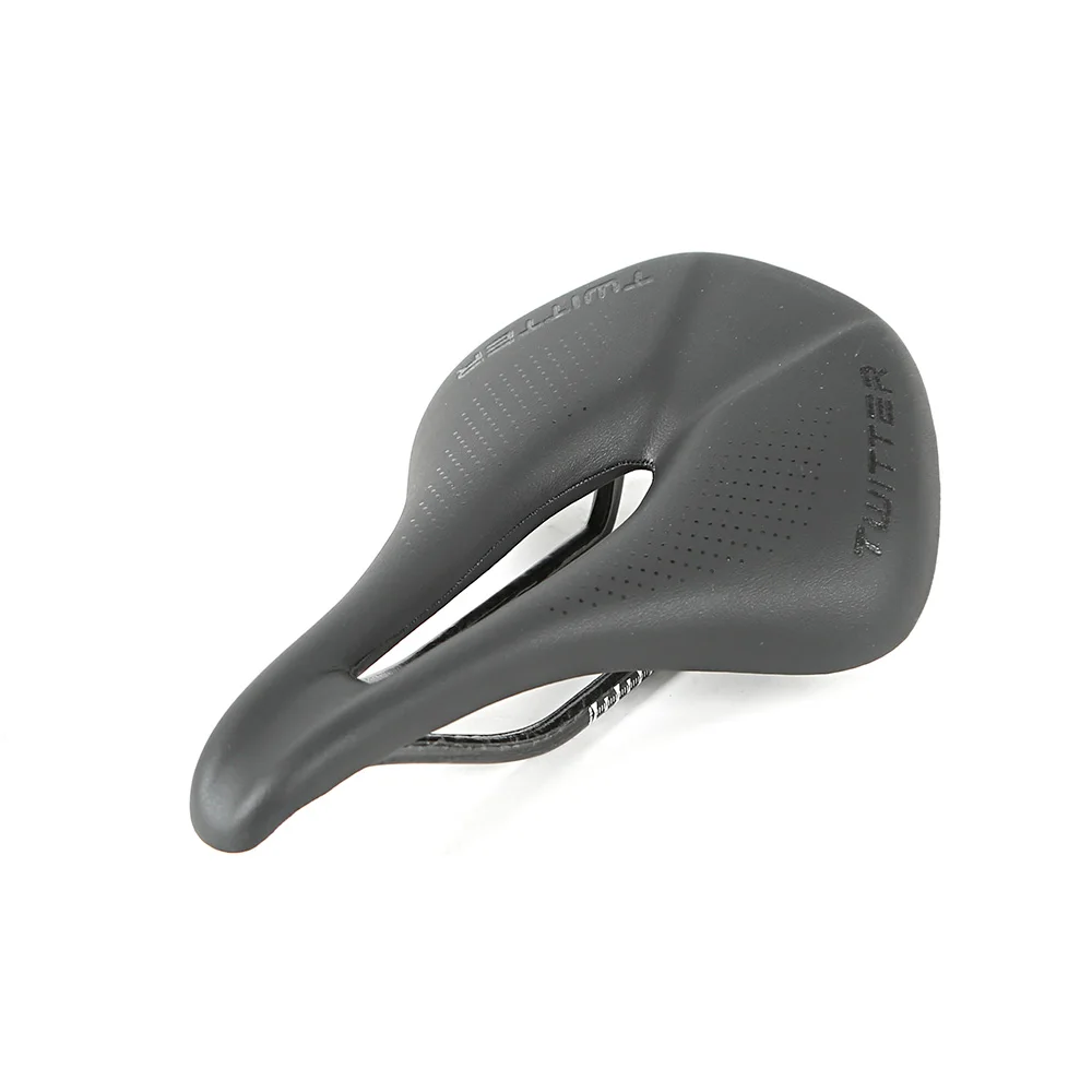 TWITTER Ultralight Mountain Bike Carbon Saddles Road Racing bicycle comfortable Seat Mat Carbon Fiber saddle