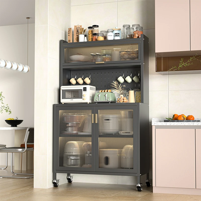 high quality home furniture  kitchen storage cabinet mobile kitchen organizer steel kitchen shelf