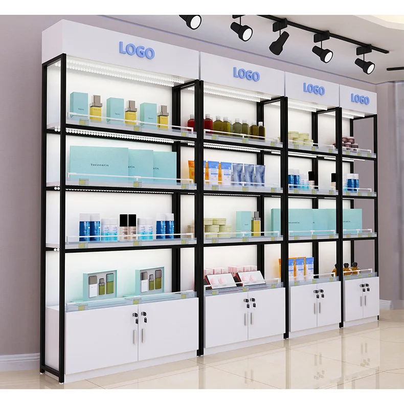 Meicheng OEM Wholesale Modern Fashion Store Supermarket Shelving Grocery Racking Wooden Shelf