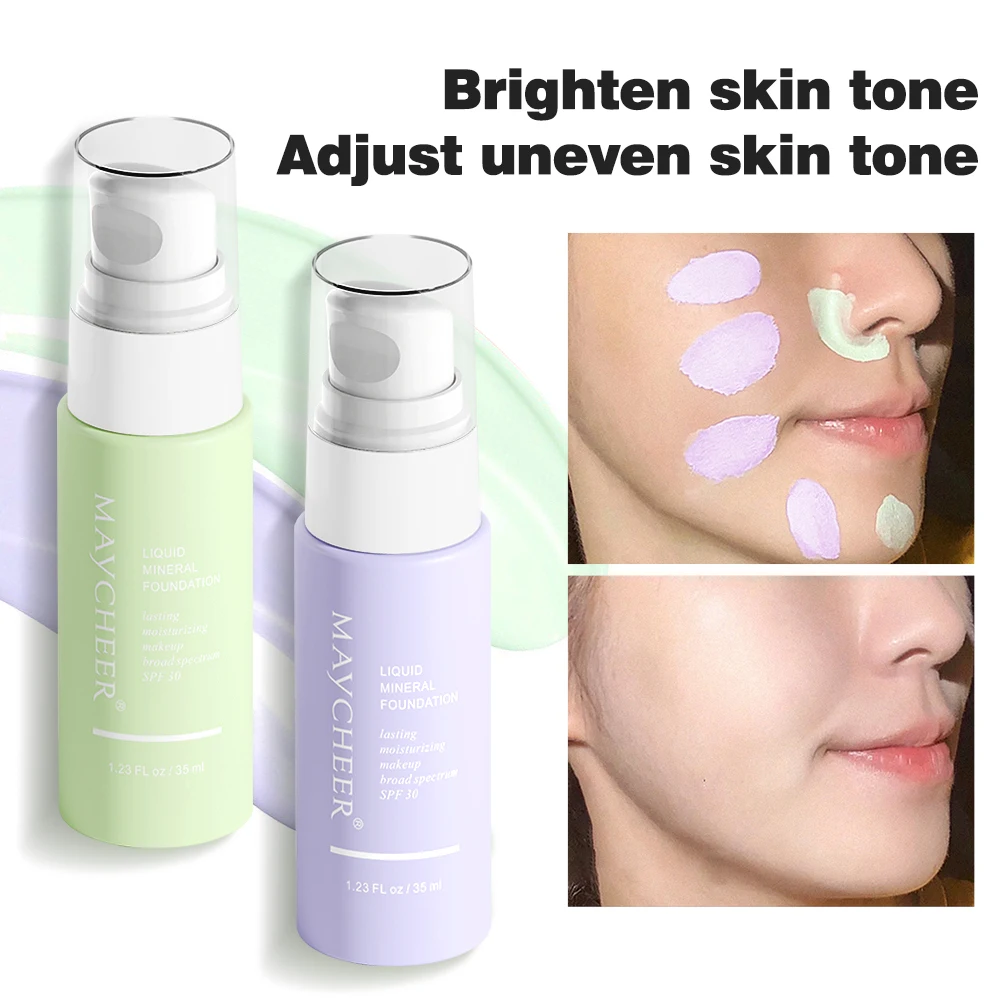 Maycheer Cosmetics Illuminating Face Primer Hydrating Lightweight Long Lasting Natural Face Base Primer Makeup