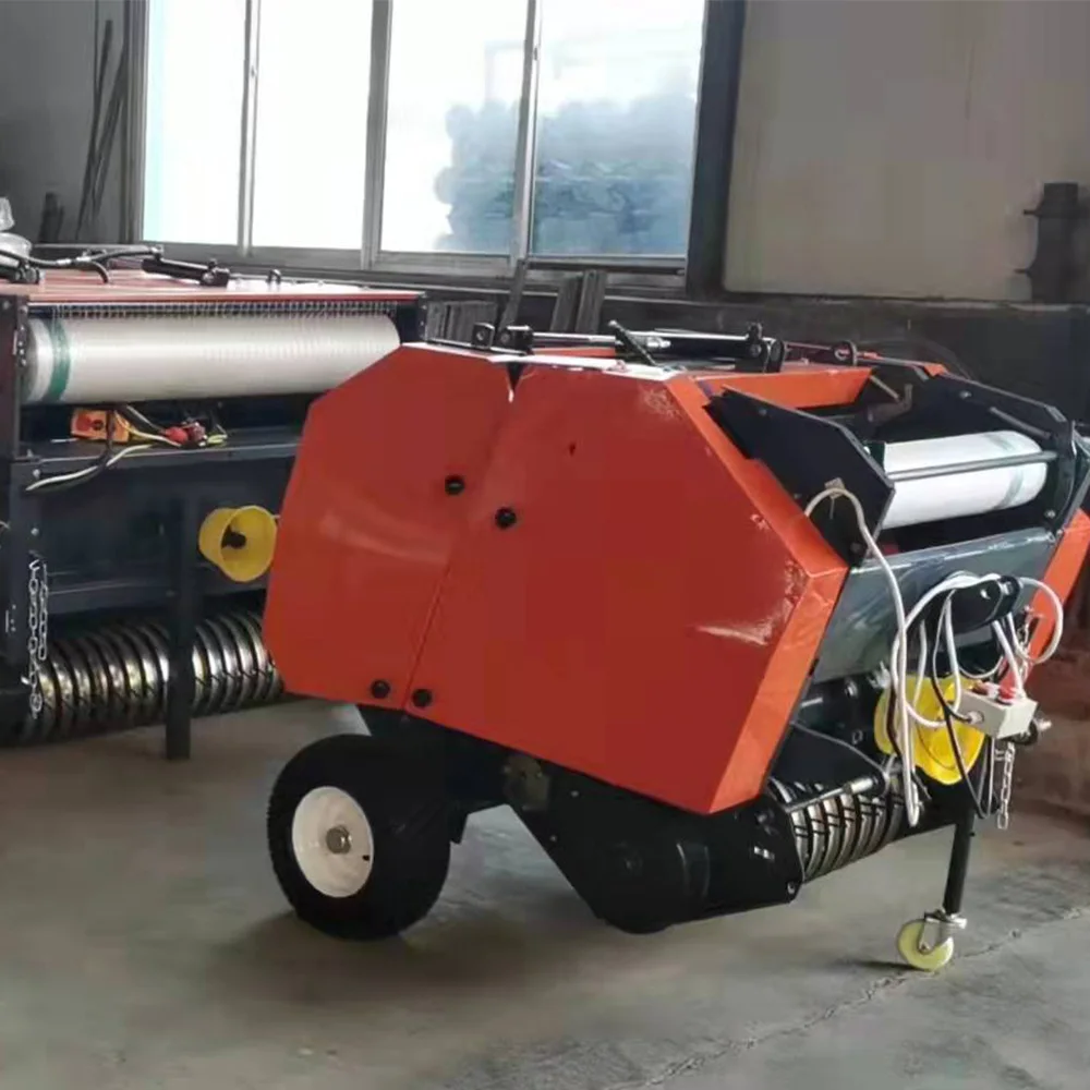 Best Price High Efficiency Mini Roll Round Hay Baler Silage Round Baler Mini Round Hay Baler Machine With Ce