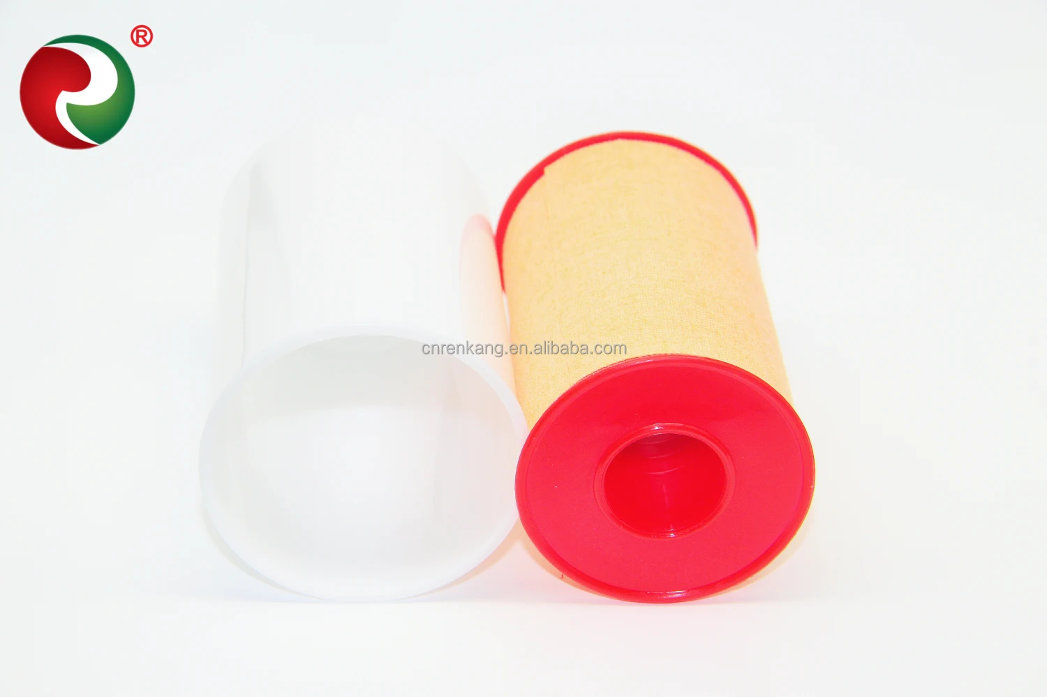 zinc oxide cotton adhesive plaster Red plastic pipe cotton tape
