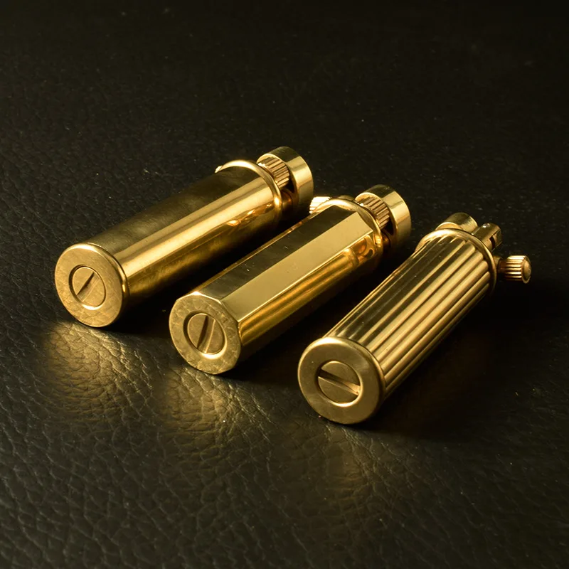 New Arrivals Unique Shape Kerosene Lighter DIY handmade automatic ignition European old fashion classic cigarette lighters