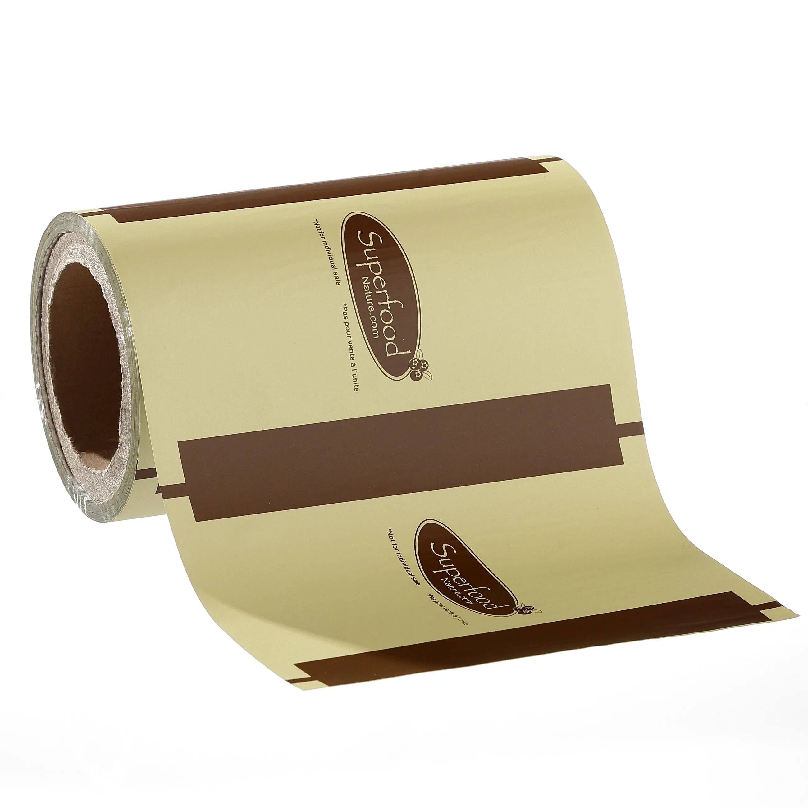 Custom Print Plastic Aluminum Foil Laminated Heat Sealable Sachet Flexible Food Packaging Roll Stock Film For Automatic Packing