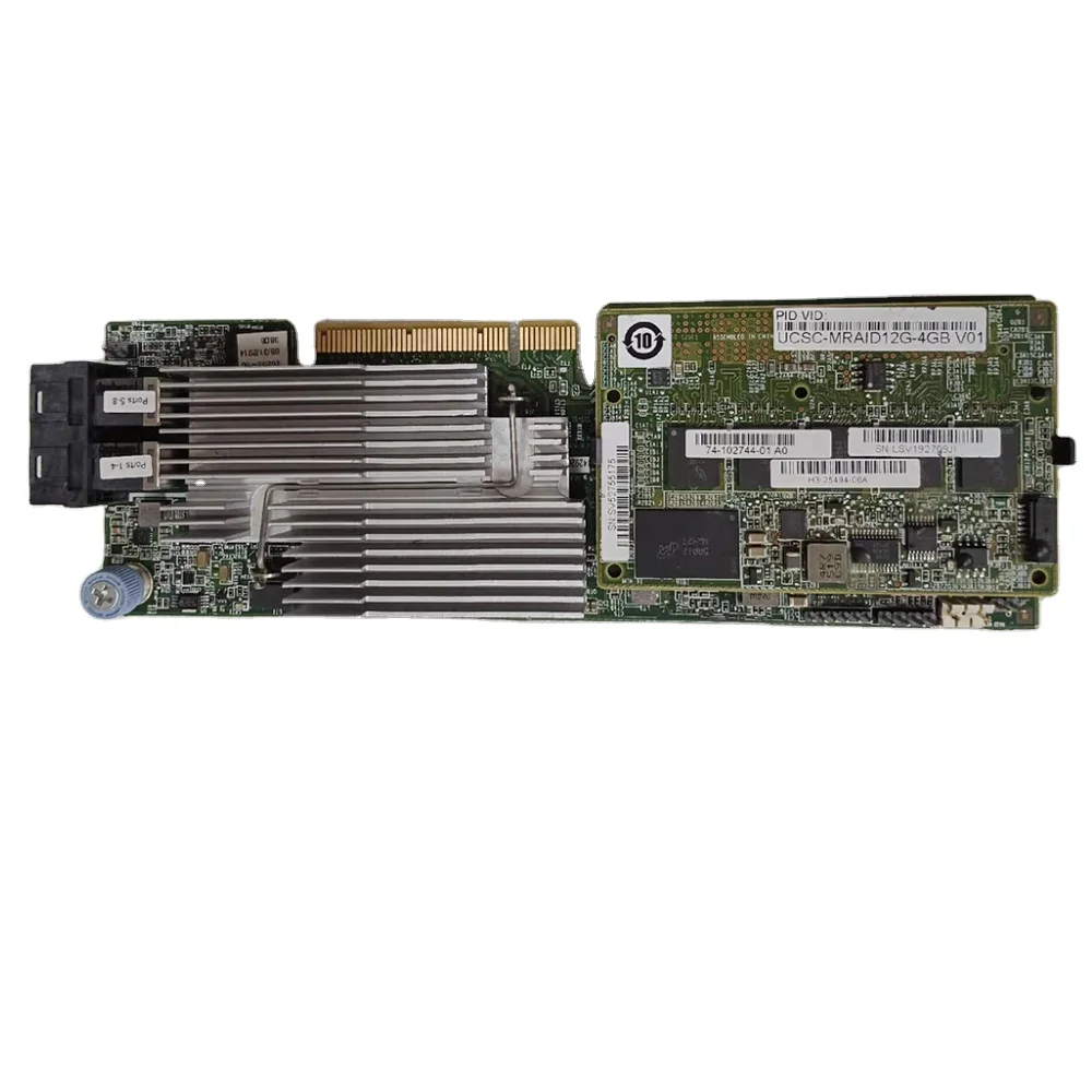 For Cisco  UCS C220 C240 C460 M4 Server SAS RAID Array Card UCSC-MRAID12G-4G