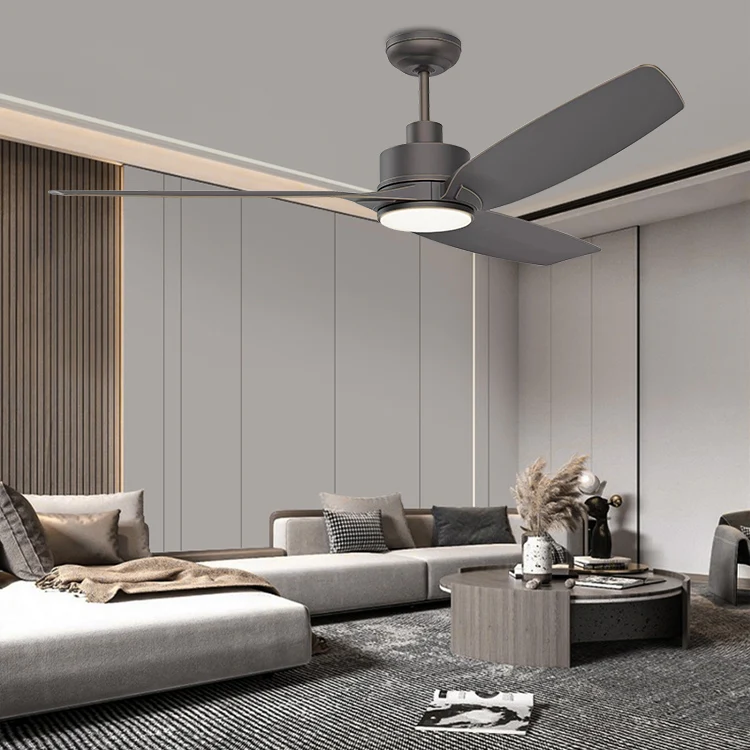 Lamparas De Techo Con Ventilador Modern Control 6 Speed Changes Led Ceiling Fan With Led Lights Chandelier For Bedroom