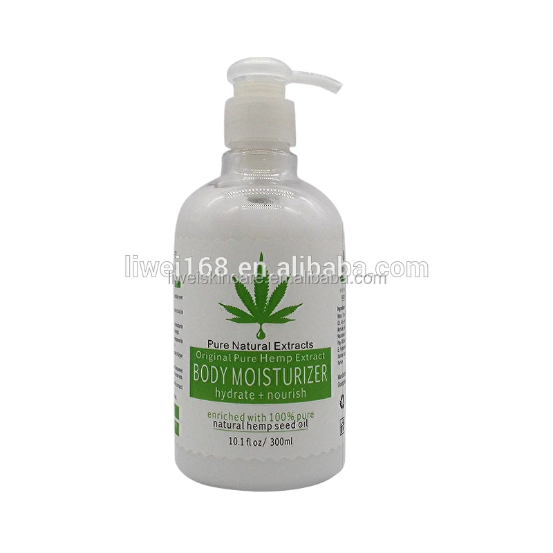 
Liwei OEM ODM Chinese Manufacture Hemp Seed Oil Hemp Body Lotion 