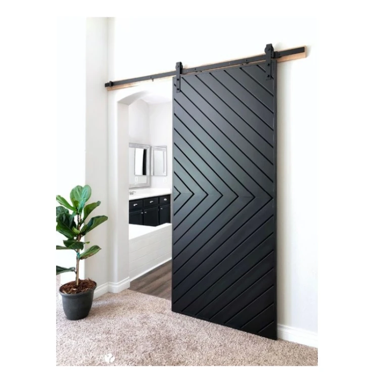 China Export White Color Barn Door High-quality Customized Supply Soundproof Interior Sliding Barn Doors For House