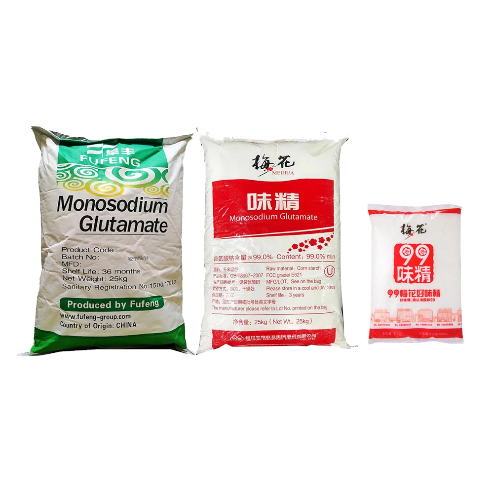 Vedan 99% Monosodium Glutamate Seasoning Salt Crystal Powder Bulk Wholesale Monosodium Glutamate Fufeng