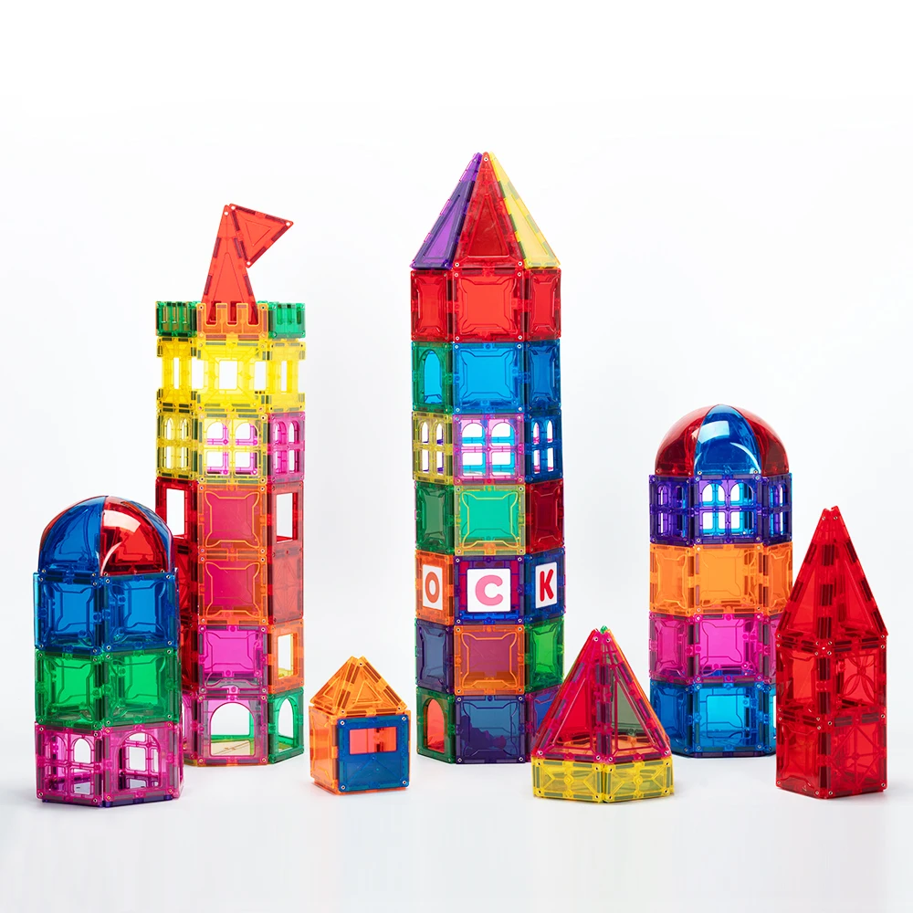 magnetic bricks Magnetic building block toy 100 pcs preschool toy building block supplier new STEM toys