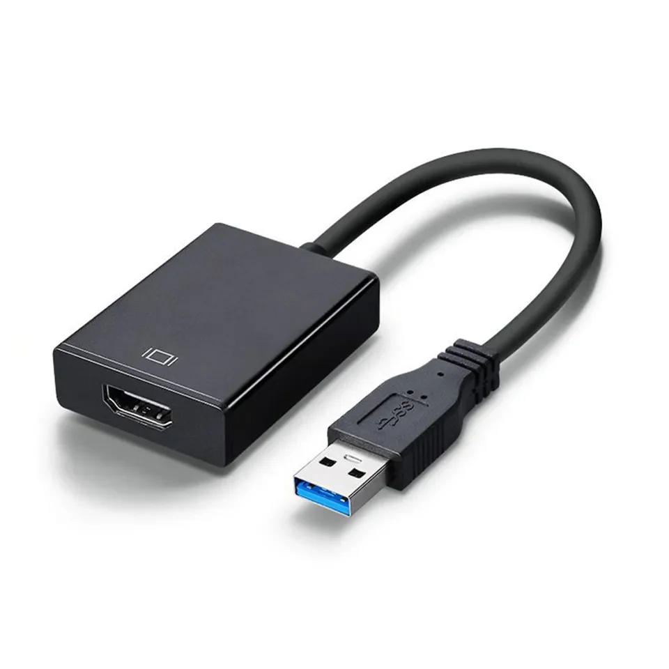wholesale USB 3.0 Male to HD Female Video Converter Adapter Cable 1080p USB 3.0 to HDTV Adapter for PC Laptop Projector and HDTV