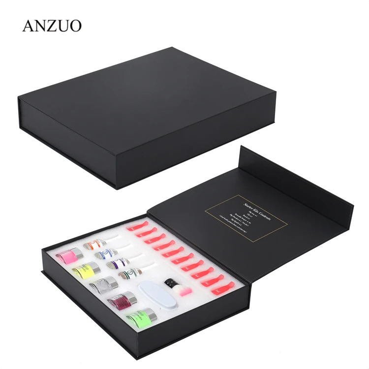 OEM Neon Glitter Dipping System Drop Shipping Nail Kit Dust Nail Art Decoration Natural Dry Without Lamp 28g Nail Dip Powder Set