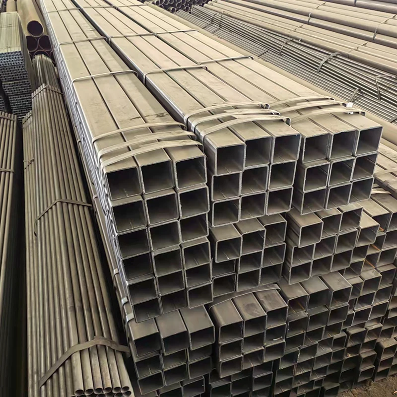 MS Black Carbon Square Steel Pipe Iron RHS SHS Rectangular Pipe Hollow Section Welded Tube Price with Standard Length