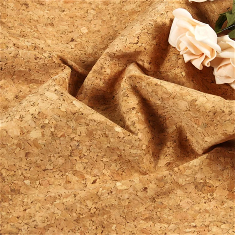 Three-dimensional wood grain: pure natural cork, soft and thick, small color blocks, sawdust, washable fabric